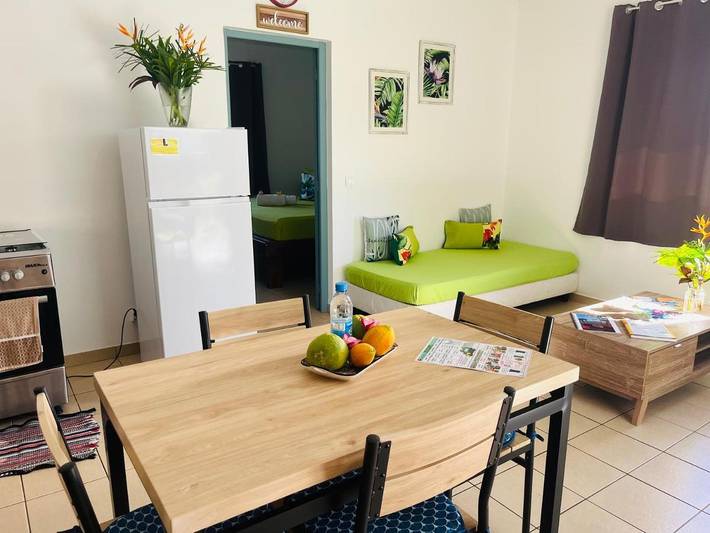 Gîte pour 4 personnes, avec terrasse ainsi que vue et jardin dans Bora Bora - 4