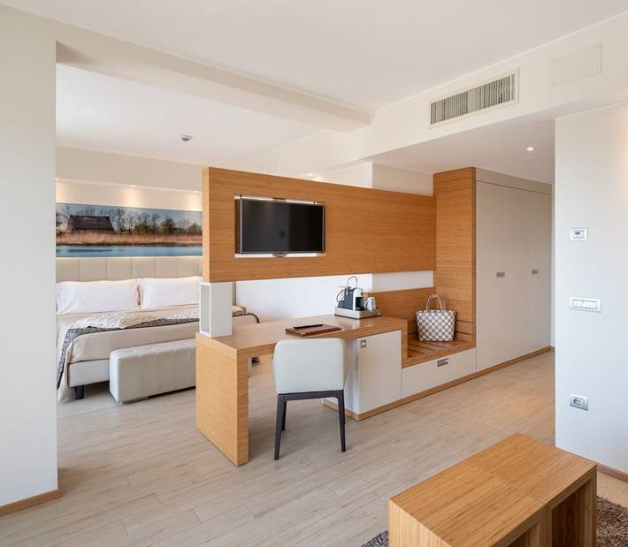 Vakantiewoning voor 2 personen, with tuin and uitzicht op zee as well as terras in Bibione Pineda