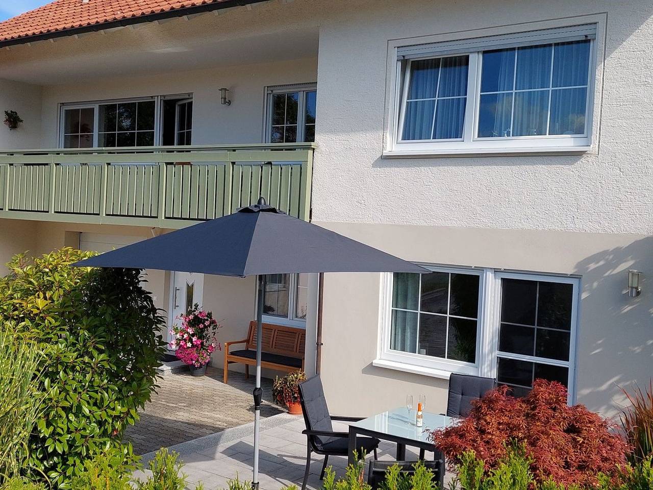 Entire holiday apartment, Ferienwohnung Haisterkirch - Ferienwohnung mit Terrasse, 56qm, 1 Schlafzimmer, max. 2 Personen in Bad Waldsee, Upper Swabia