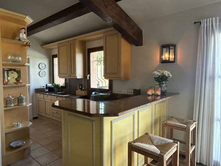 Villa con vistas al mar y piscina cerca de Valbonne in Villeneuve-Loubet, Costa mediterránea (Francia)