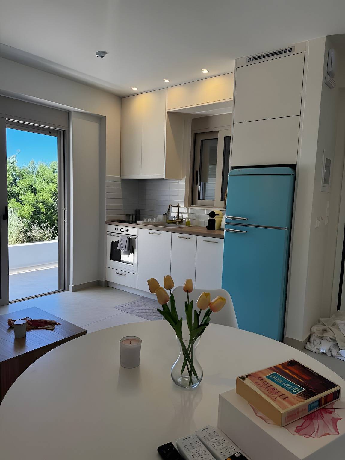 Appartement entier, Appartement « White Shale Lux Suite » avec balcon et Wi-Fi in Leucade Ville, Grèce