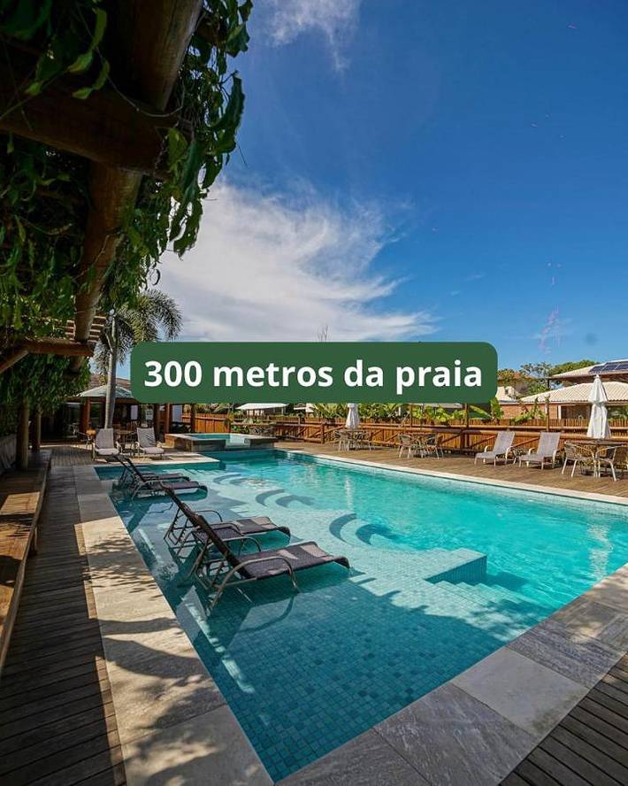 Pousadas para 4 pessoas, com piscina e jardim e ainda vista em Maraú