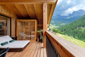 Ferienwohnung für 4 Personen, mit Sauna und Garten auf der Seiser Alm