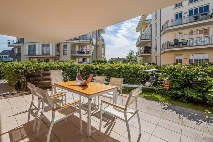 Ganze Wohnung, Villa Seeadler We 03 mit Terrasse, Sauna und Gartenblick in Börgerende in Börgerende, Börgerende-Rethwisch