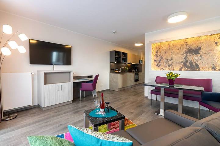 Ferienwohnung für 3 Personen, mit Balkon und Sauna in Ibbenbüren