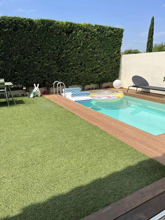 Villa pour 4 personnes, avec jardin ainsi que terrasse et piscine à Lattes