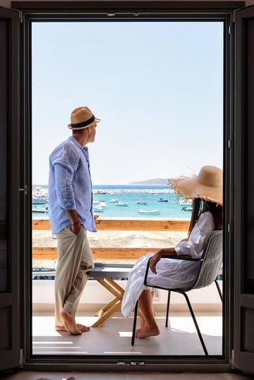 Chambre d’hôte pour 2 personnes, avec vue et jardin dans Aliki