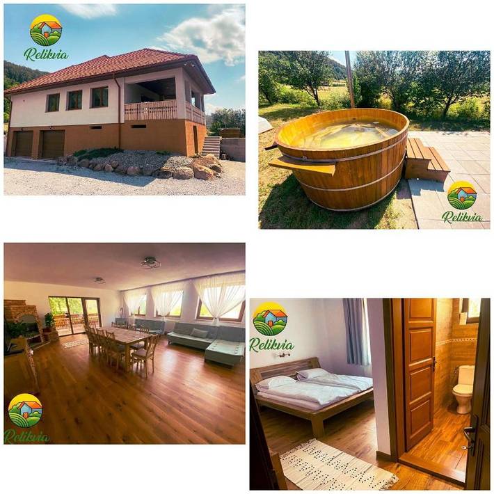 Gîte pour 8 personnes, avec piscine et jardin dans Mureș