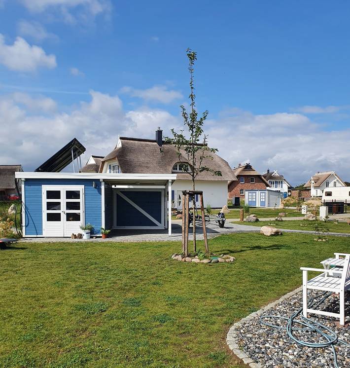 Ferienhaus Utkiek mit Blick auf die Puddeminer Wiek – Entspannung mit Hafenblick in Puddemin, Poseritz