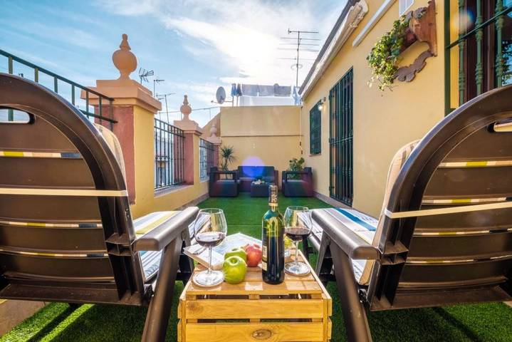 Apartamento para 2 personas, con balcón/terraza en Triana