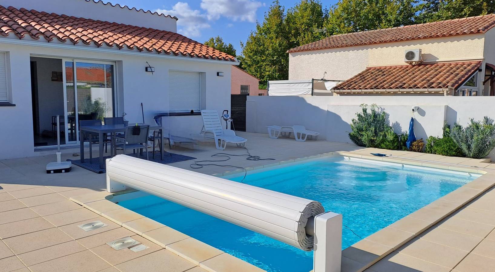 Villa climatisée avec piscine à 2 pas de la mer in Sainte-Marie Plage, Sainte-Marie-la-Mer