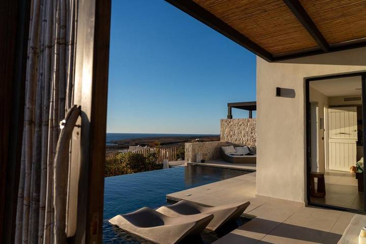 Location de vacances pour 4 personnes, avec terrasse ainsi que piscine et vue dans Karpathos - 4