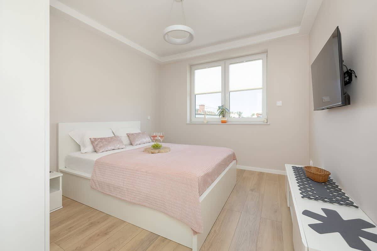 Cały apartament, Apartament wakacyjny dla 4 osób z sauna in Rewal, Powiat gryficki