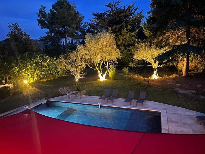 Villa pour 8 personnes, avec vue ainsi que piscine et jardin à Le Beausset - 3