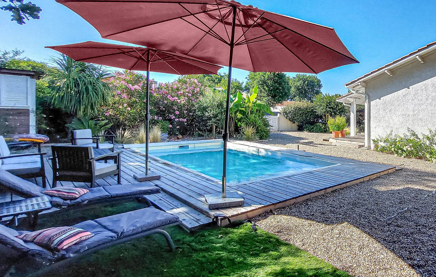 Retiro junto a la playa con piscina y WiFi, a 1,5 km de la playa in Andernos-les-Bains, Region de Arcachon