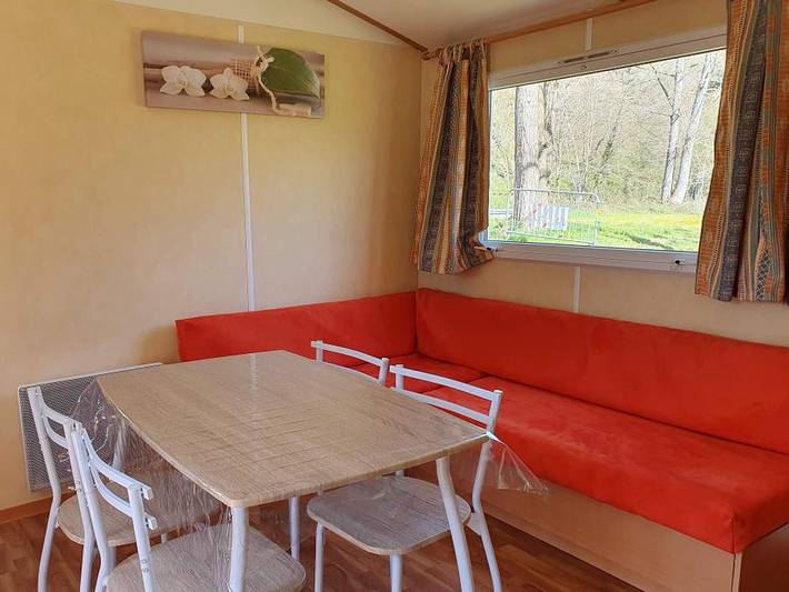 Camping D'auberoche - Mobilheim 4 personen - Mercure 29m² - 2 Schlafzimmer in Bassillac et Auberoche, Périgord Blanc