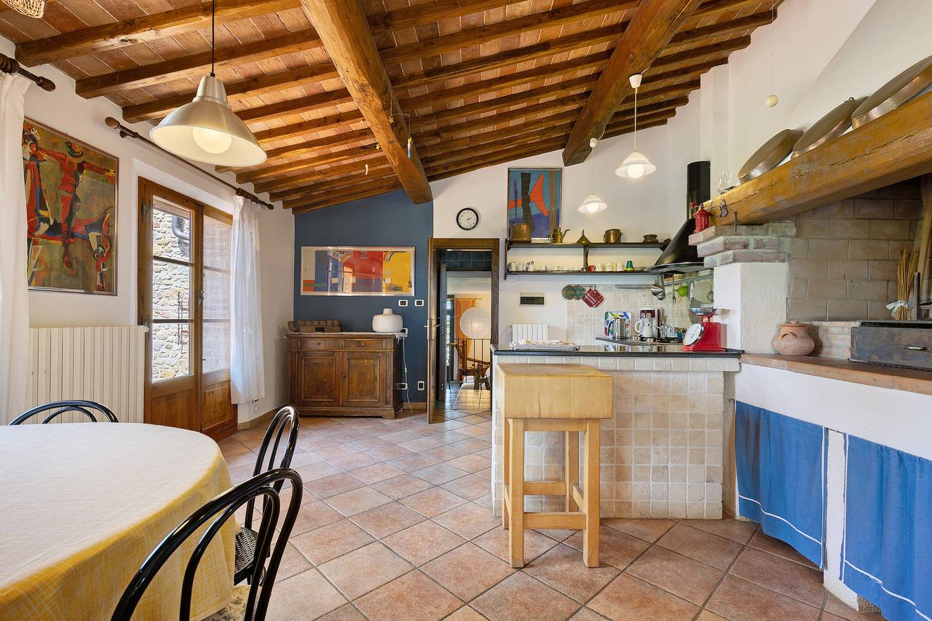 'La Ripa - Hauptwohnung' mit Gemeinschaftspool und Wlan in San Gimignano, Siena Provinz