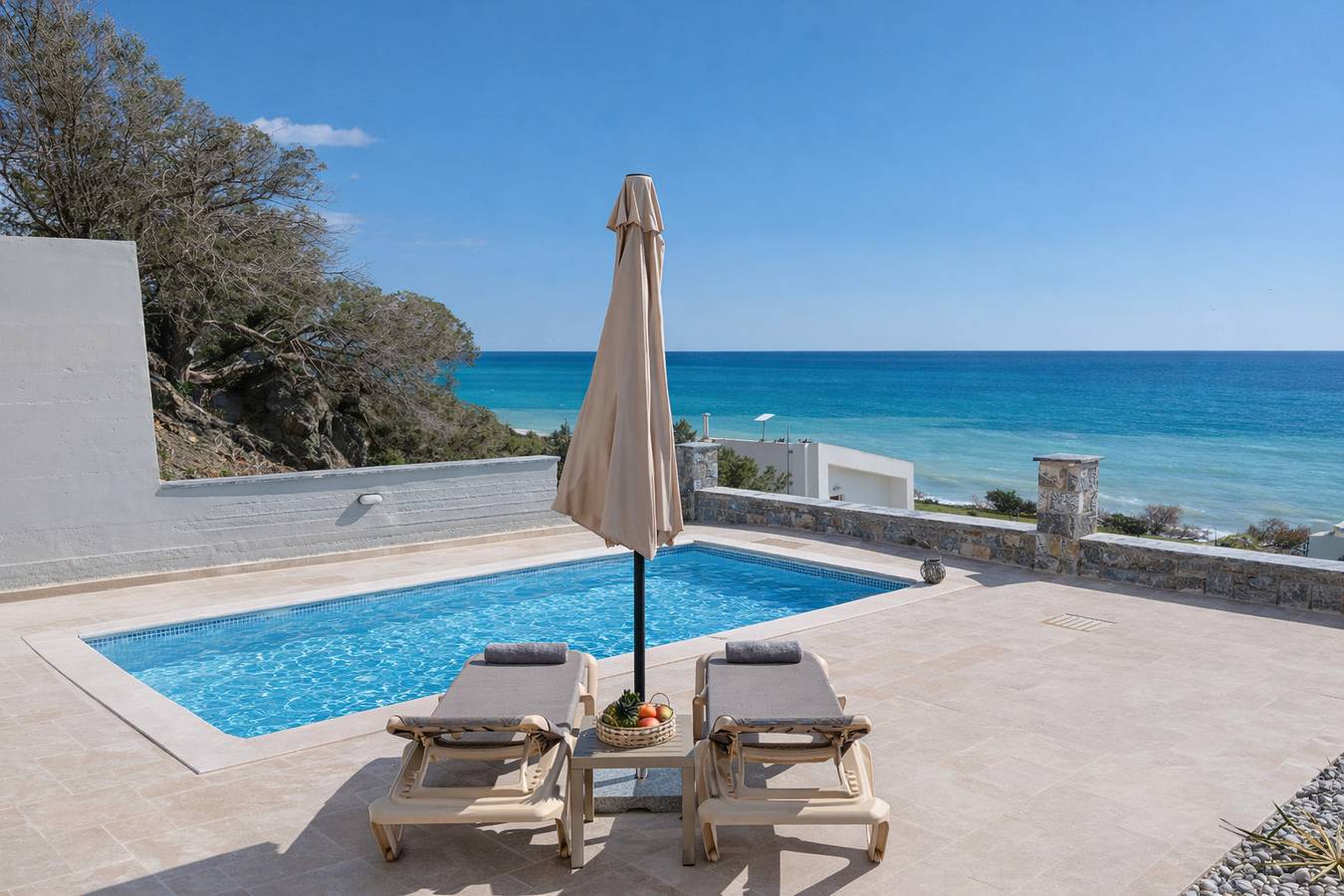 Kedros Villa 6, Beachfront 20m & Pool in Région d'Iraklio-Héraklion