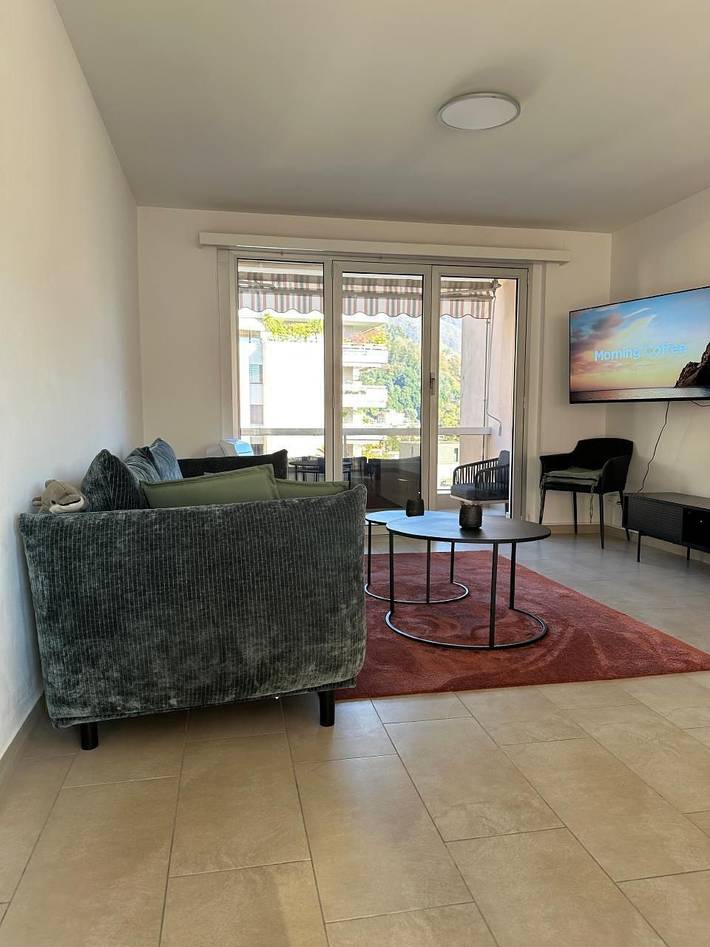 Ferienwohnung für 6 Personen, mit Balkon und Garten in Minusio