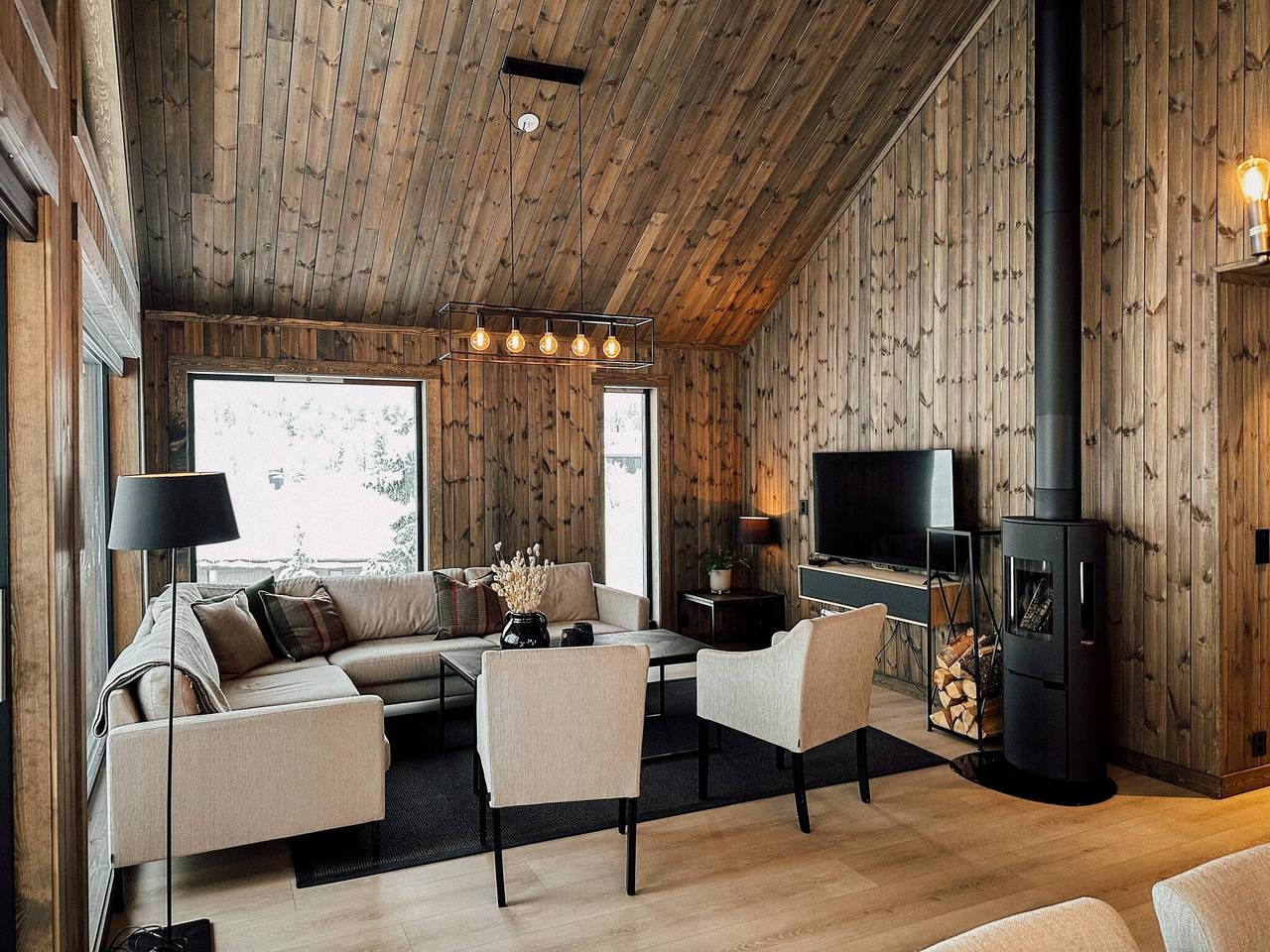 Moderne Fjellhytte-Sauna - 5 Schlafzimmer - 10 Pers in Ål