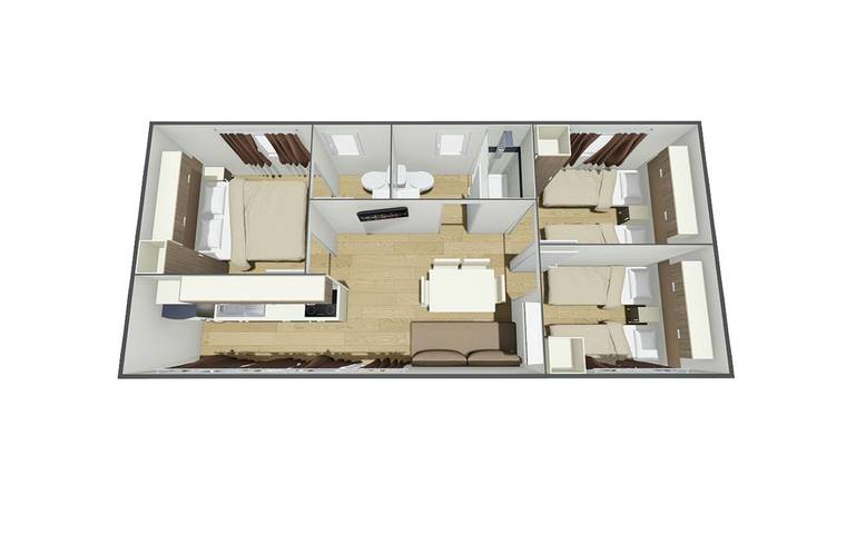 Ferienhaus für 6 Personen, mit Pool und Whirlpool sowie Kinderpool in Gardasee-Lombardei - 2