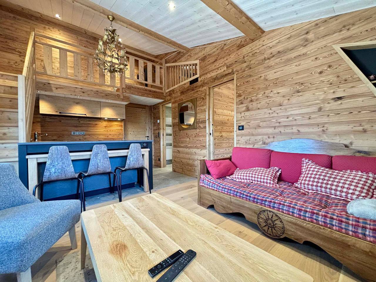 Chalet moderne pour 4 pers avec parking et Wifi à Crest-Voland in Crest-Voland, Région d'Albertville