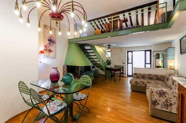 Loft per 3 persone, con terrazza a Trastevere