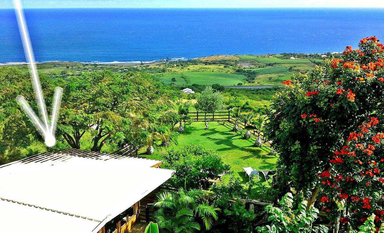 La Maison Zen : nature, calme, vue océan 180° in Saint-Leu, Île de la Réunion