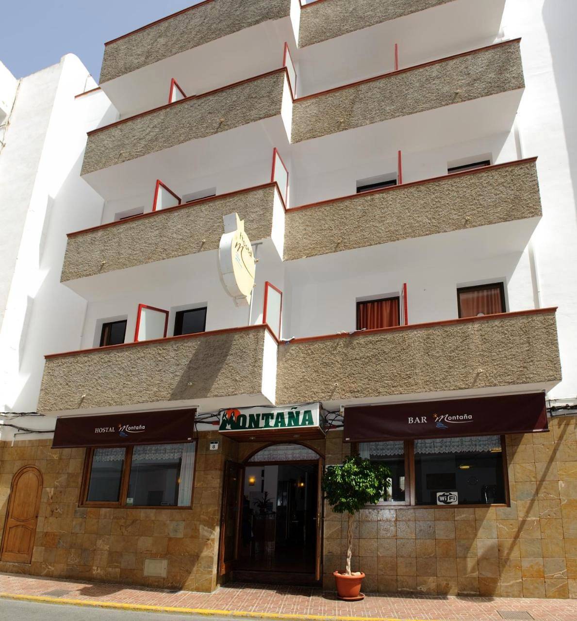 Hostal Montaña in Ocean Beach Ibiza, Sant Antoni de Portmany