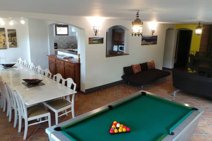 Appartement de vacances pour 24 personnes, avec jardin