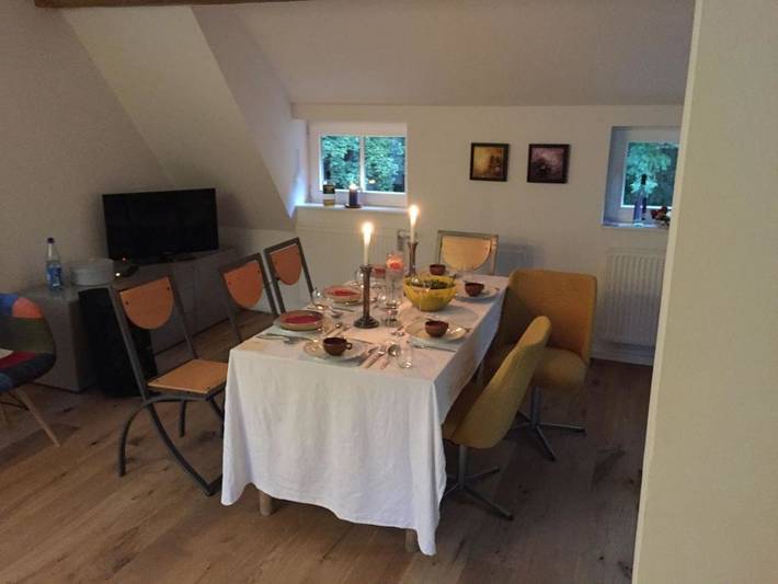 Ferienwohnung für 5 Personen, mit Balkon und Garten sowie Sauna und Ausblick in Niederwiesa - 4