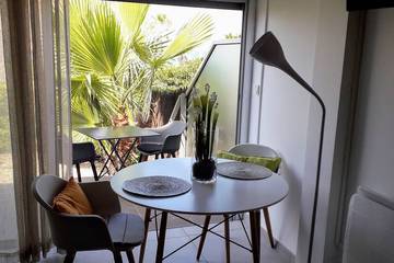 Gîte pour 2 personnes, avec terrasse et jardin dans Plage de Bonne Grace