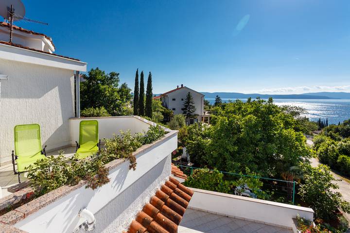 Apartament wakacyjny dla 6 osób, z Balkon w Njivice