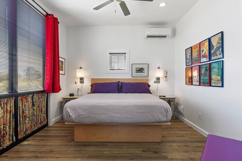 Boutique Hotel Folly Room 2: King Suite with large private balcony in the heart of Folly Beach in Folly Beach, Charleston County
