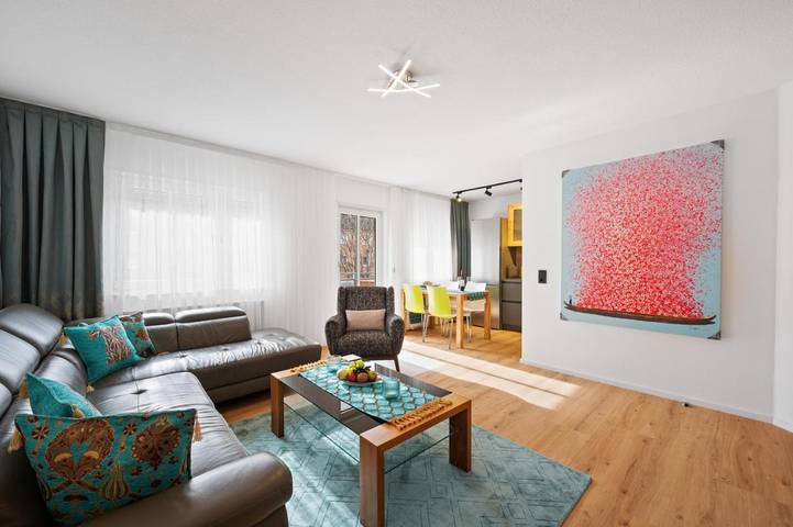 Ferienwohnung für 2 Personen, mit Balkon und Terrasse sowie Garten und Ausblick in Ludwigshafen - 3