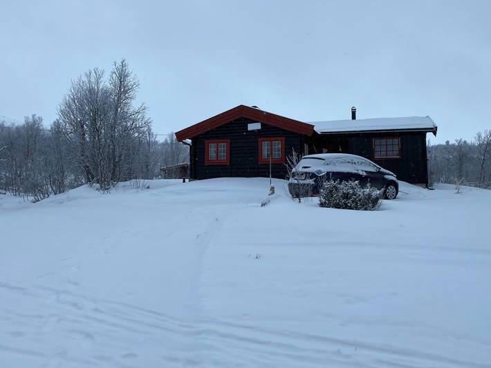 Traditionelle Hütte in Nøsterbølia in Uvdal, Nore og Uvdal