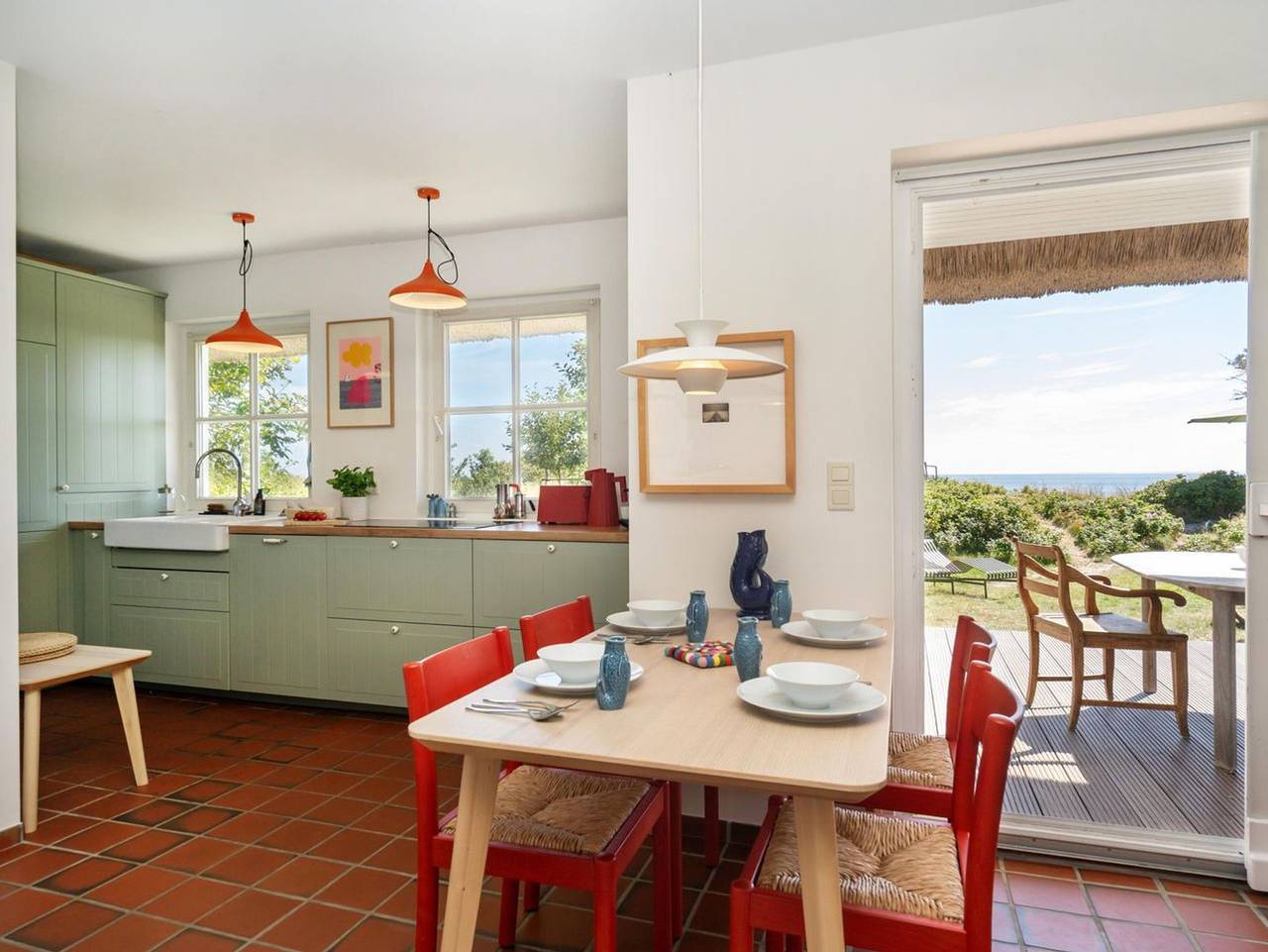 Strandhütte - Reetdachhaus für 4 Pers. mit Sauna, Kamin, Garten, Stellplatz, Haustiere erlaubt. in List (Sylt), Sylt