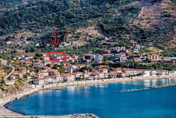 Gîte pour 5 personnes, avec vue à Agnone Cilento