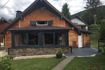 Gîte pour 6 personnes, avec jardin et terrasse à Métabief