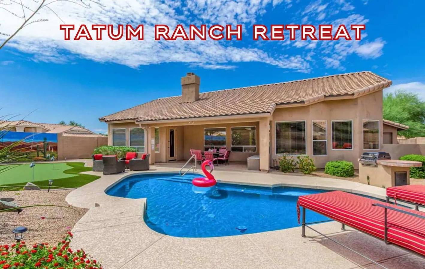 Tatum Ranch Retreat Htd Pool Games Putt Grn in Phoenix, Maricopa County