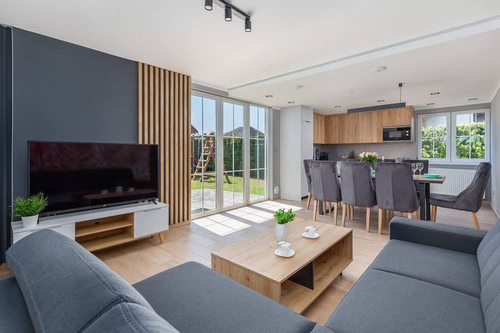 Ferienhaus für 9 Personen mit Garten in Zastań, Baltic Sea Pomerania