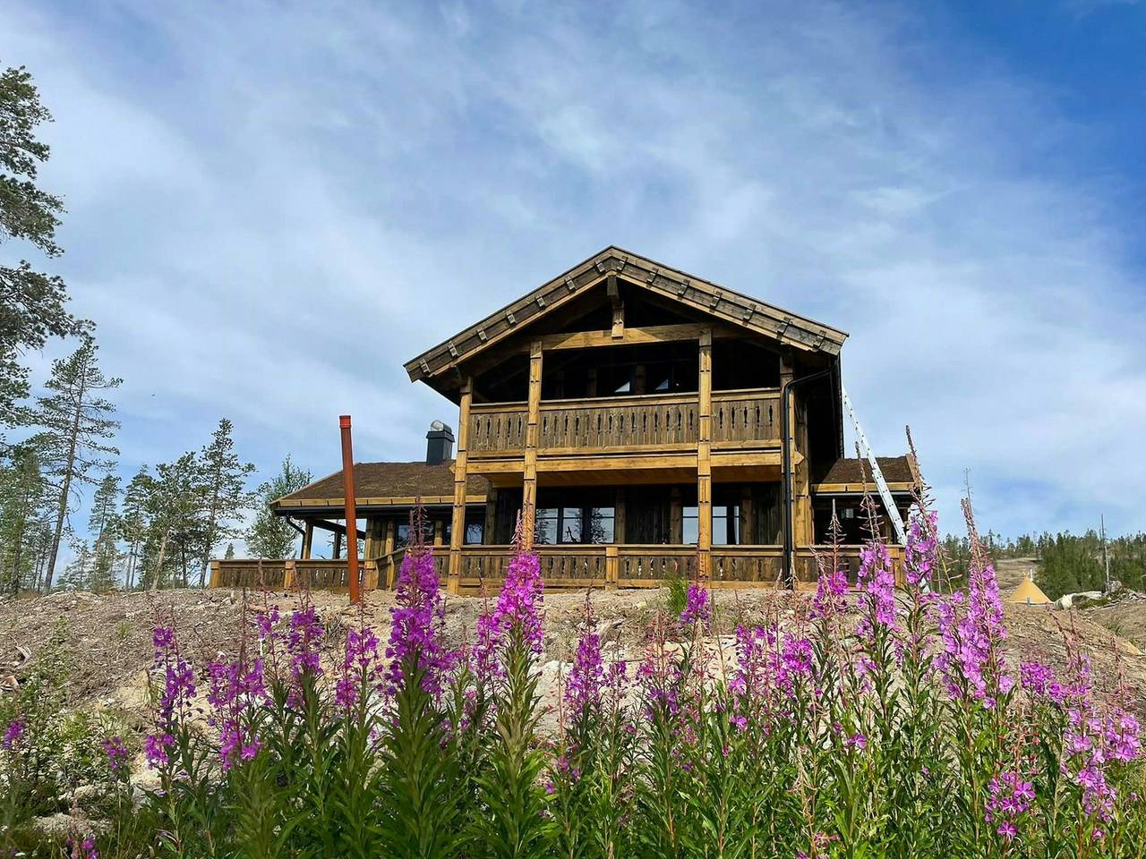Gemütliche Hütte mit Sauna in Flå in Flå
