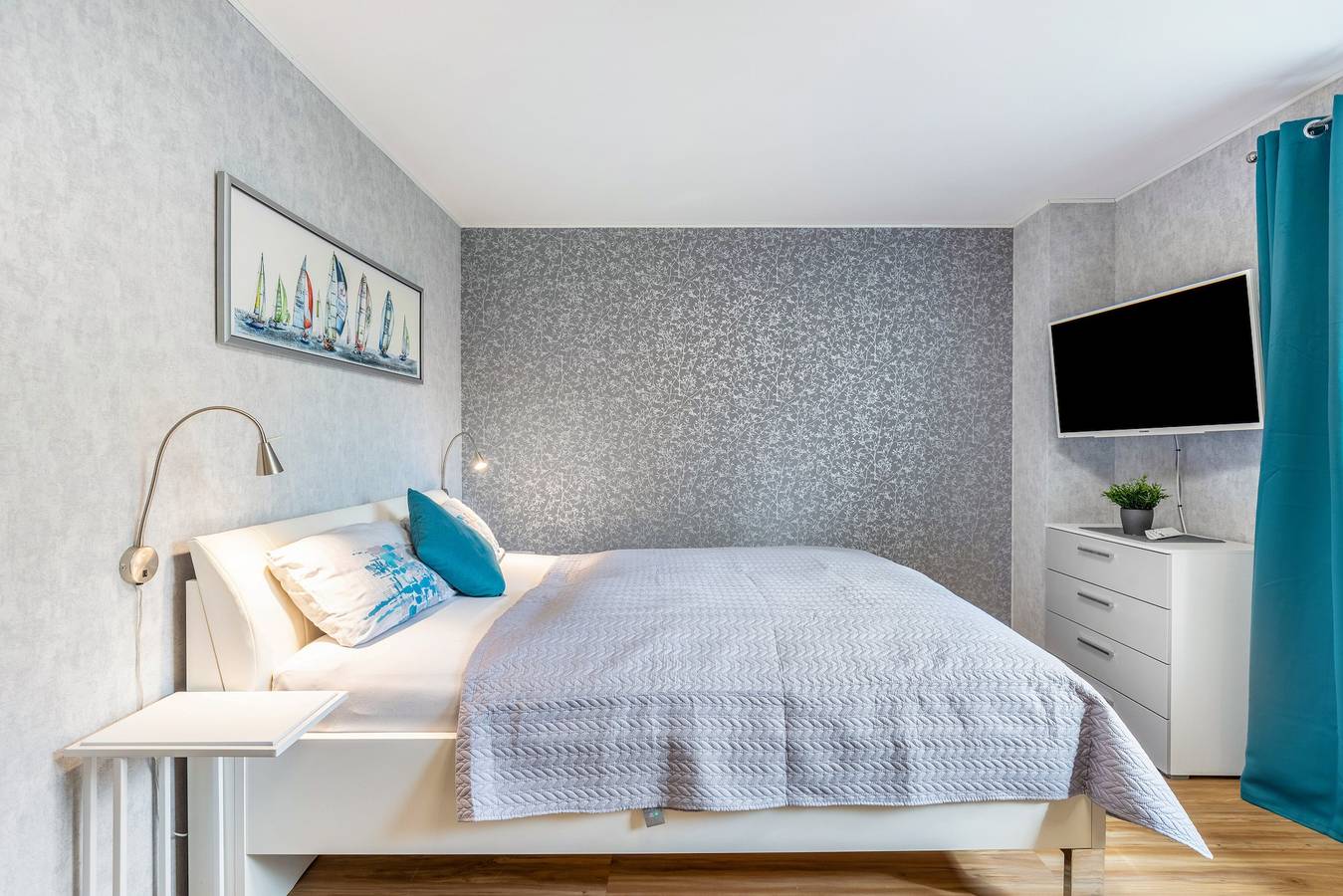 Ganze Wohnung, Apartment 'Gartenblick' mit Gemeinschaftsgarten und Wlan in Moos, Untersee