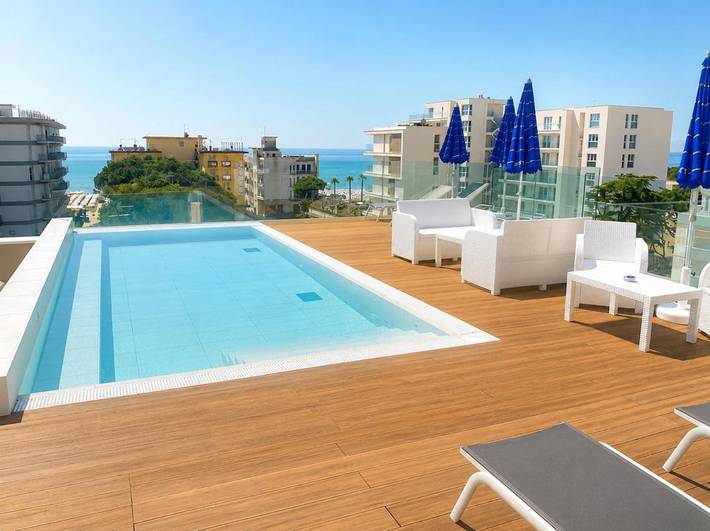 Ferienwohnung für 5 Personen, mit Terrasse und Pool in Jesolo