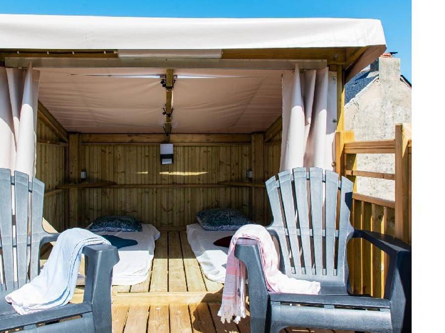 Camping du Bugeau - Canvas and wooden tent 2 persons - Campétoile (without sanitary facilities) in Pornichet, Côte d'Amour