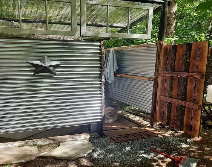 Camping for 4 people, with garden in Washington