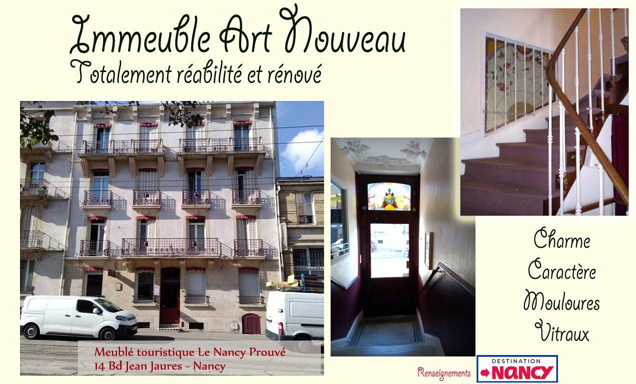 Appartement entier, Appart** Le Nancy Prouvé Nancy Thermal, gare, parc, Artem-Chru in Nancy, Région de Nancy