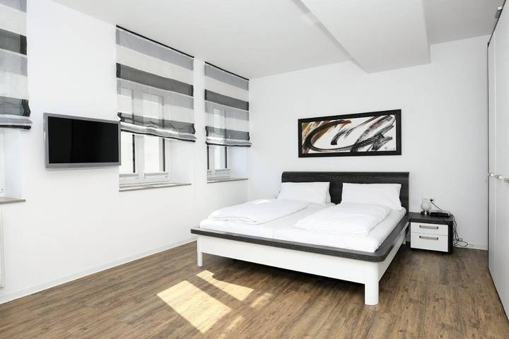 Ferienwohnung für 4 Personen, mit Ausblick und Balkon sowie Seeblick in Brandenburg an der Havel