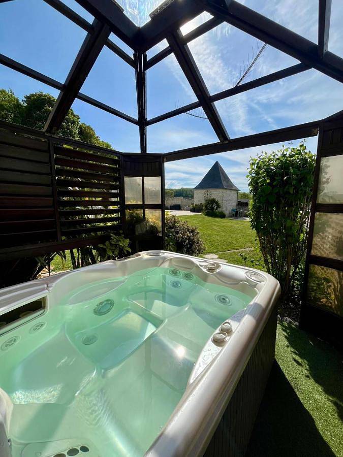 Appartement de vacances pour 2 personnes, avec piscine ainsi que jacuzzi et jardin