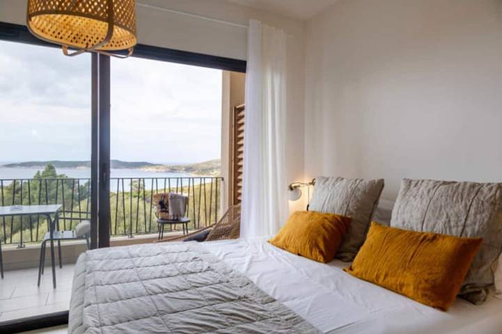 Ganze Wohnung, Studio Lentisque magnificent sea view in Cargèse, Regionaler Naturpark Korsika